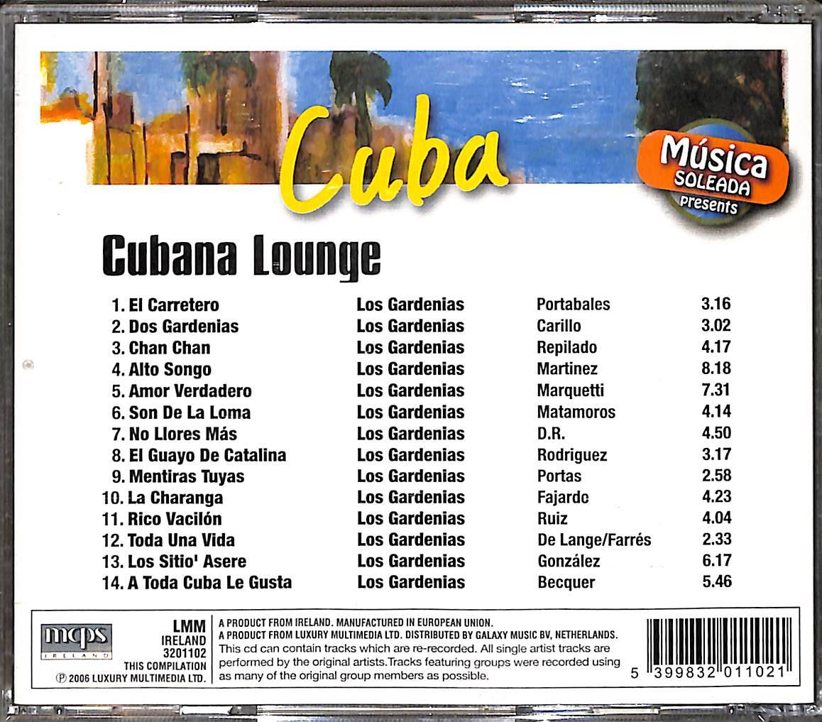 Musica Soleada - Cuba - Cubana Lounge CD (İkinci El) CD5568 - 2
