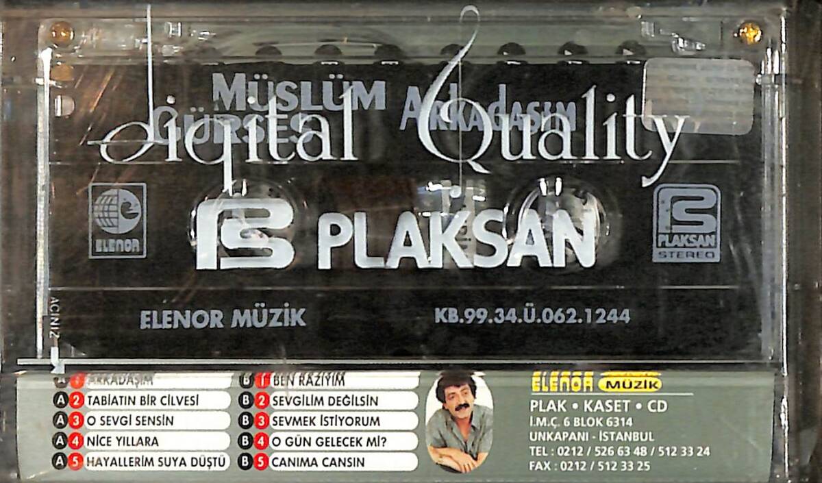 Müslüm Gürses – Arkadaşım Kaset (Sıfır Kaset) KST28804 - 2