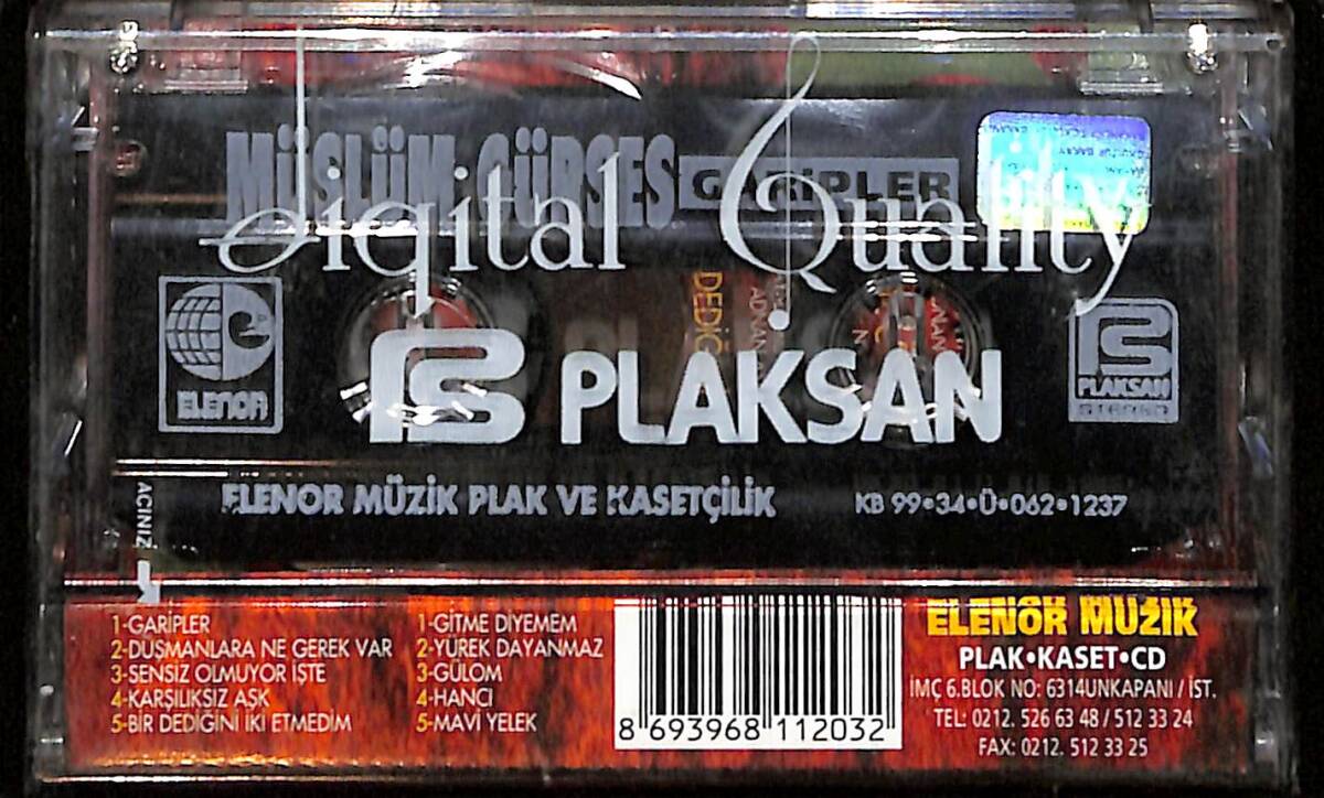 Müslüm Gürses - Garipler Kaset (Sıfır) KST28494 - 2