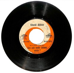 Gönül Akkor - Sen Aşk Nedir Bilmez misin - Sokağın Ardındayım Plak (10/5.5) PLK25070 - Gökçekoleksiyon