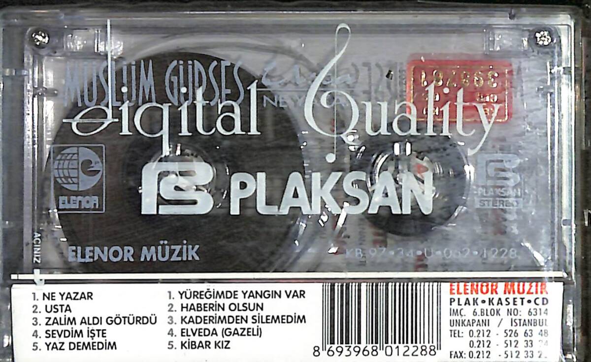 Müslüm Gürses - Usta / Ne Yazar Kaset (Sıfır) KST28217 - 2