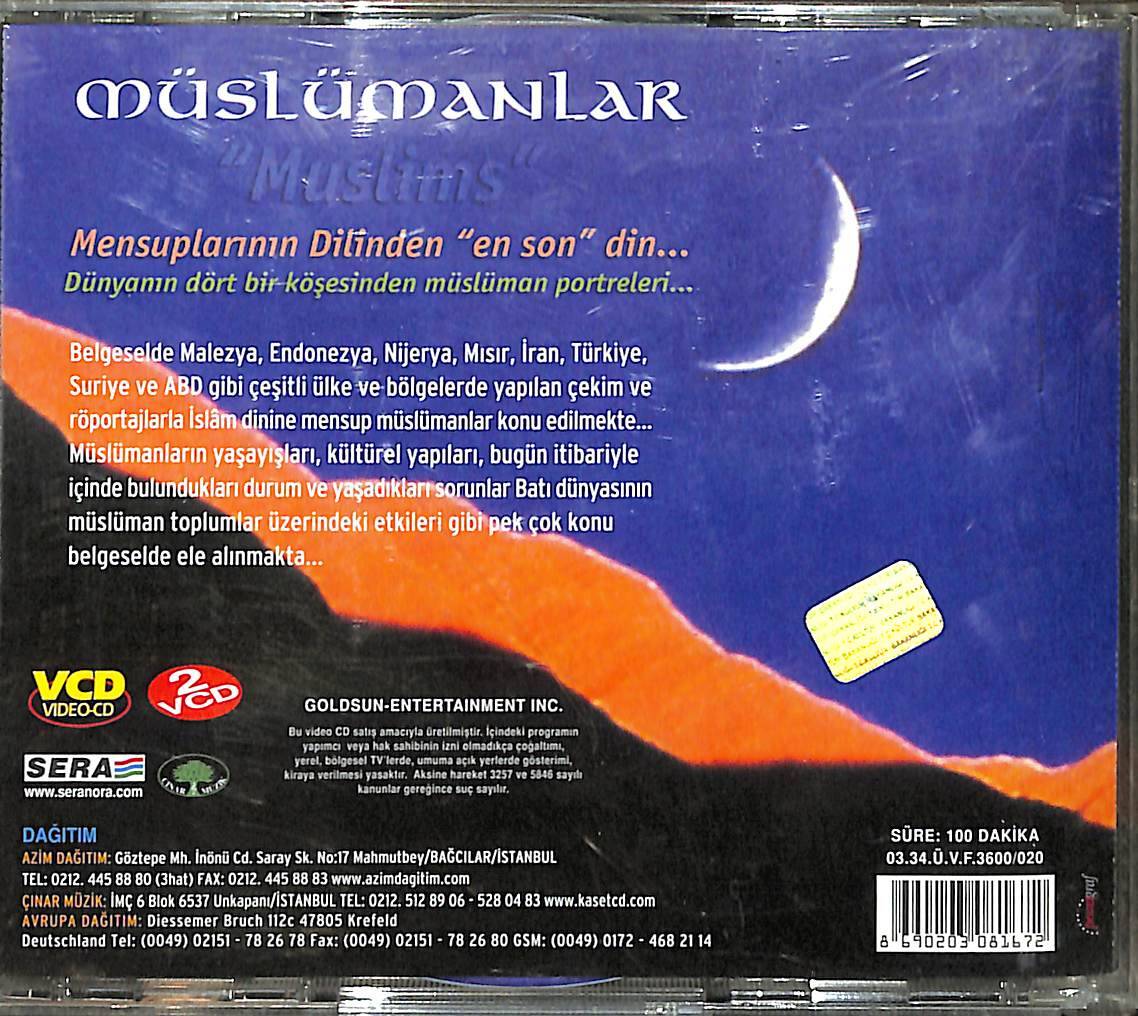 Müslümanlar VCD Film (İkinci El) VCD26905 - 2