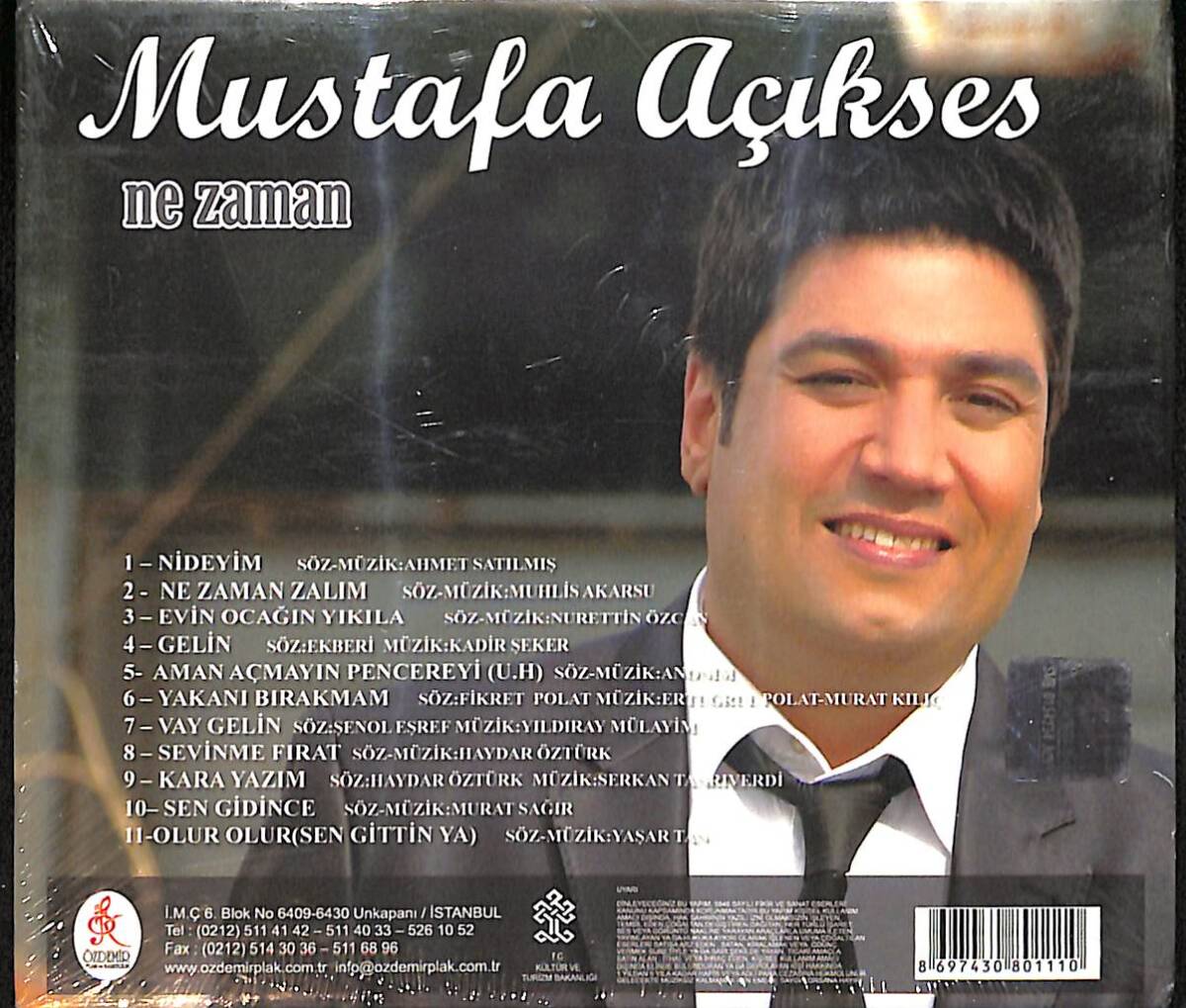 Mustafa Açıkses - Ne Zaman CD (Sıfır) CD4266 - 2