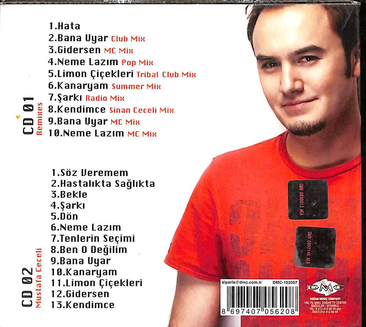 Mustafa Ceceli - Albüm, Remixes, Yeni Hit Şarkı - Hata CD (İkinci El) CD4649 - 3
