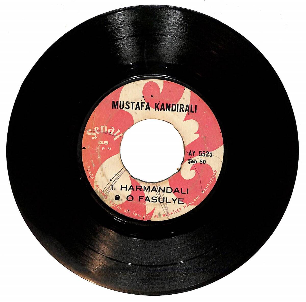Mustafa Kandıralı – Bahriye Çiftetellisi & Konyalı & Harmandalı & O Fasulye Plak (10/6.5) PLK26876 - 1