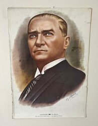 Mustafa Kemal Atatürk Dev Boy Poster 50x70cm BRKT21 - Gökçekoleksiyon
