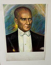 Mustafa Kemal Atatürk Dev Boy Poster 50x70cm BRKT22 - Gökçekoleksiyon