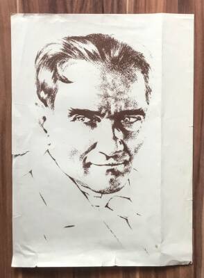 Mustafa Kemal Atatürk İnce Kağıt Haliyle KRT8056 - 1