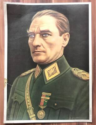 Mustafa Kemal Atatürk Kartpostal (Büyük Boy) KRT7495 - 2