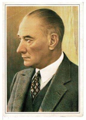 Mustafa Kemal Atatürk Kartpostal KRT7425 - 1