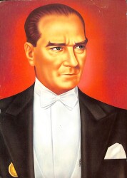 Mustafa Kemal Atatürk Kartpostal (Küçük Boy) KRT22534 - Gökçekoleksiyon