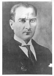Mustafa Kemal Atatürk Kartpostal (Küçük Boy) KRT22537 - Gökçekoleksiyon