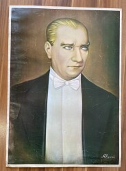 Mustafa Kemal Atatürk ULTRA DEV BOY KARTPOSTAL (50x70 cm) KRT17462 - Gökçekoleksiyon