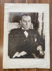 Mustafa Kemal Atatürk ULTRA DEV BOY KARTPOSTAL (50x70 cm) KRT17464 - Gökçekoleksiyon
