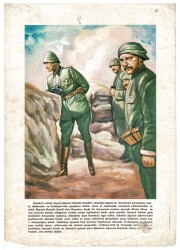 Mustafa Kemal Siperde Kartpostal (Orta Boy) KRT7513 - 2