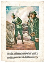 Mustafa Kemal Siperde Kartpostal (Orta Boy) KRT7513 - 1