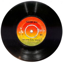 Gülcan Opel - Adaletin Bu Mu Dünya / Tatlı Dile Güler Yüze PLAK (10/5.5) PLK24898 - Gökçekoleksiyon