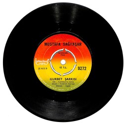 Mustafa Sağyaşar – Sensiz Ankara & Gurbet Şarkısı 45′lik Plak (10/7) PLK27470 - 2