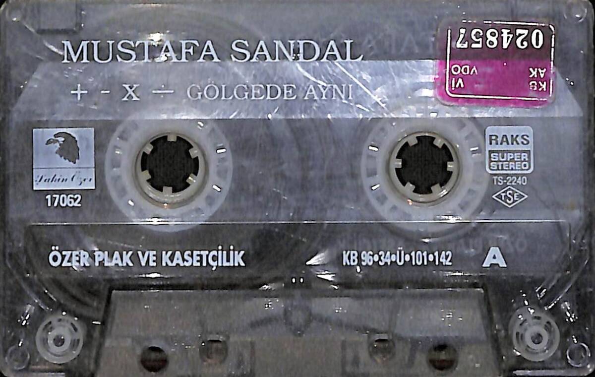 Mustafa Sandal - Gölgede Aynı Kaset (İkinci El) KST27747 - 1