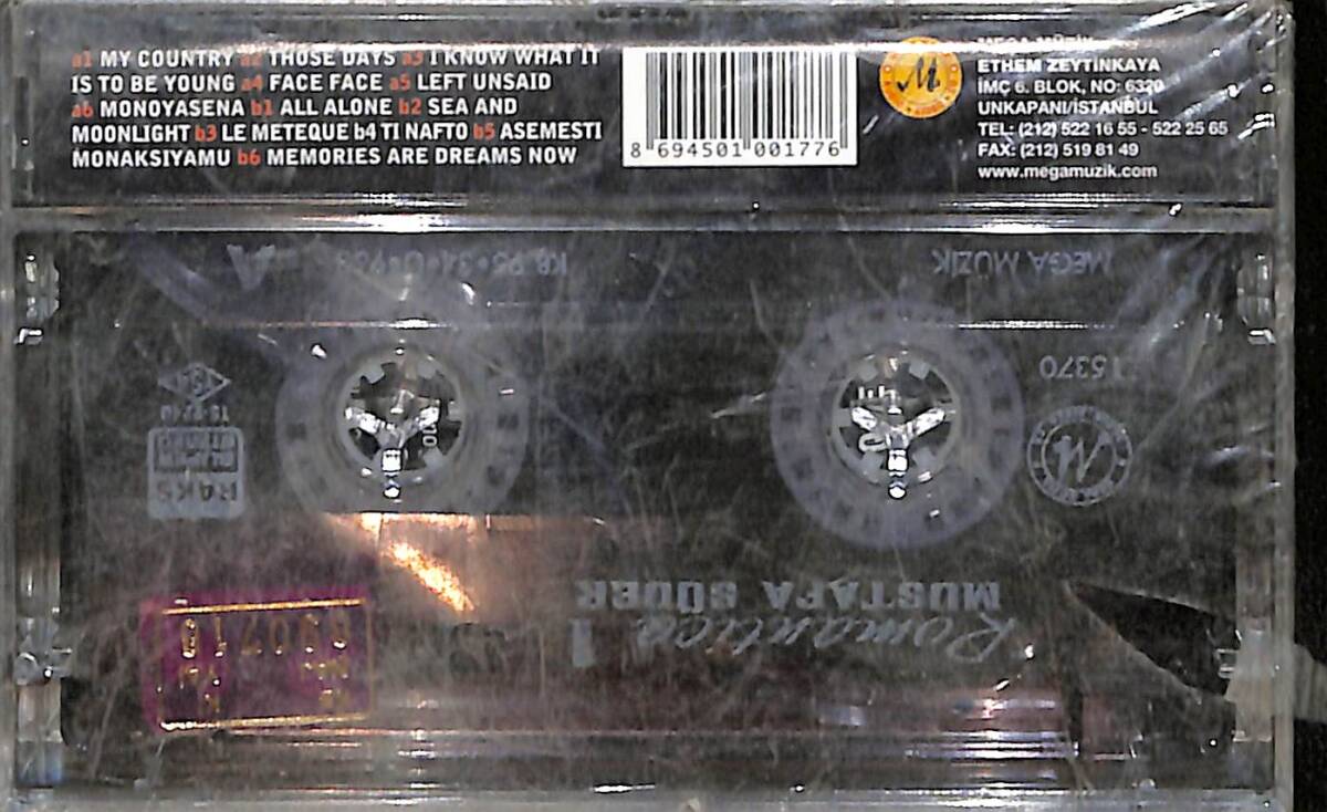 Mustafa Süder - Romantica Orijinal Kaset (Sıfır) * Kırmızı Bandrol * KST31086 - 2