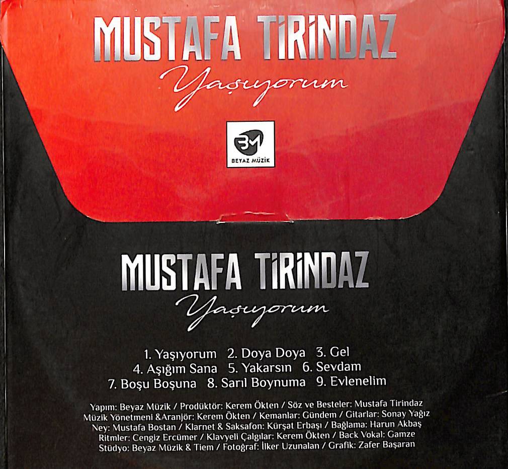 Mustafa Tirindaz - Yaşıyorum CD (İkinci El) CD4478 - 2