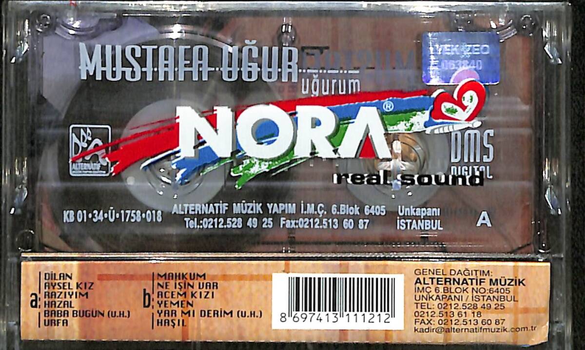 Mustafa Uğur - Uğurum Kaset (Sıfır) KST28102 - 2