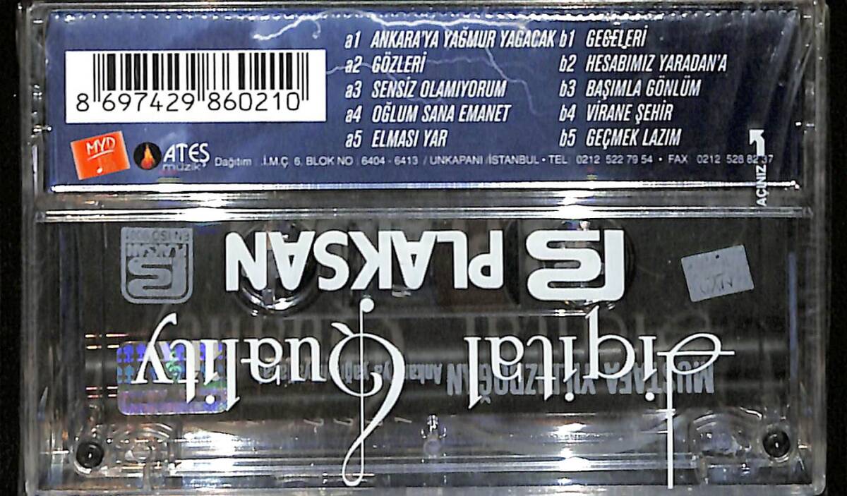 Mustafa Yıldızdoğan - Ankara'ya Yağmur Yağacak Kaset (Sıfır) KST26947 - 2