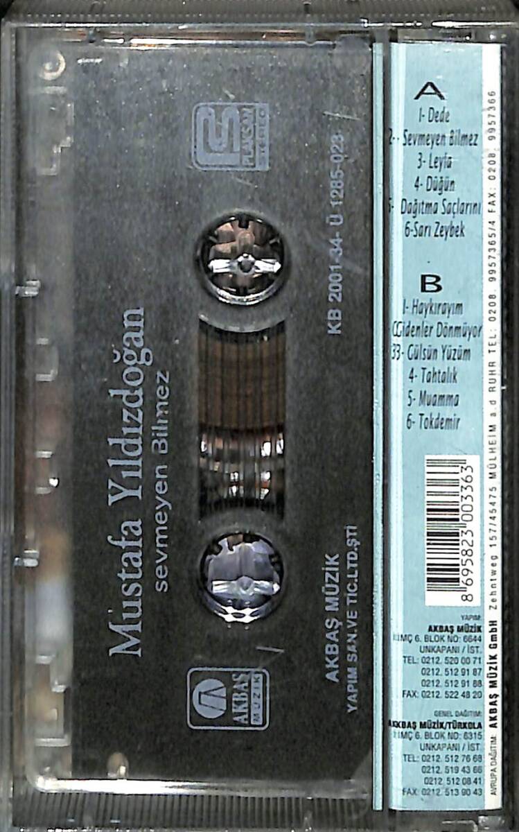 Mustafa Yıldızdoğan - Sevmeyen Bilmez Orijinal Kaset (İkinci El) KST30569 - 2