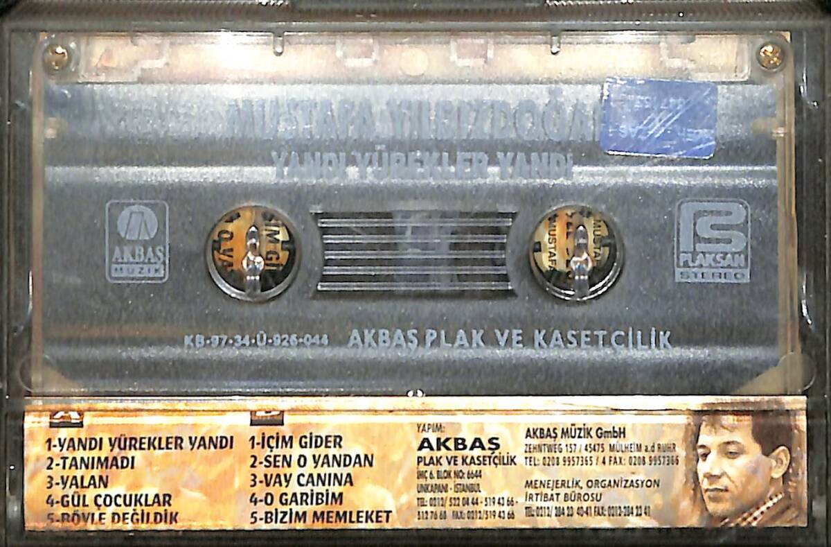 Mustafa Yıldızdoğan - Yandı Yürekler Yandı Kaset (İkinci El) KST29210 - 2