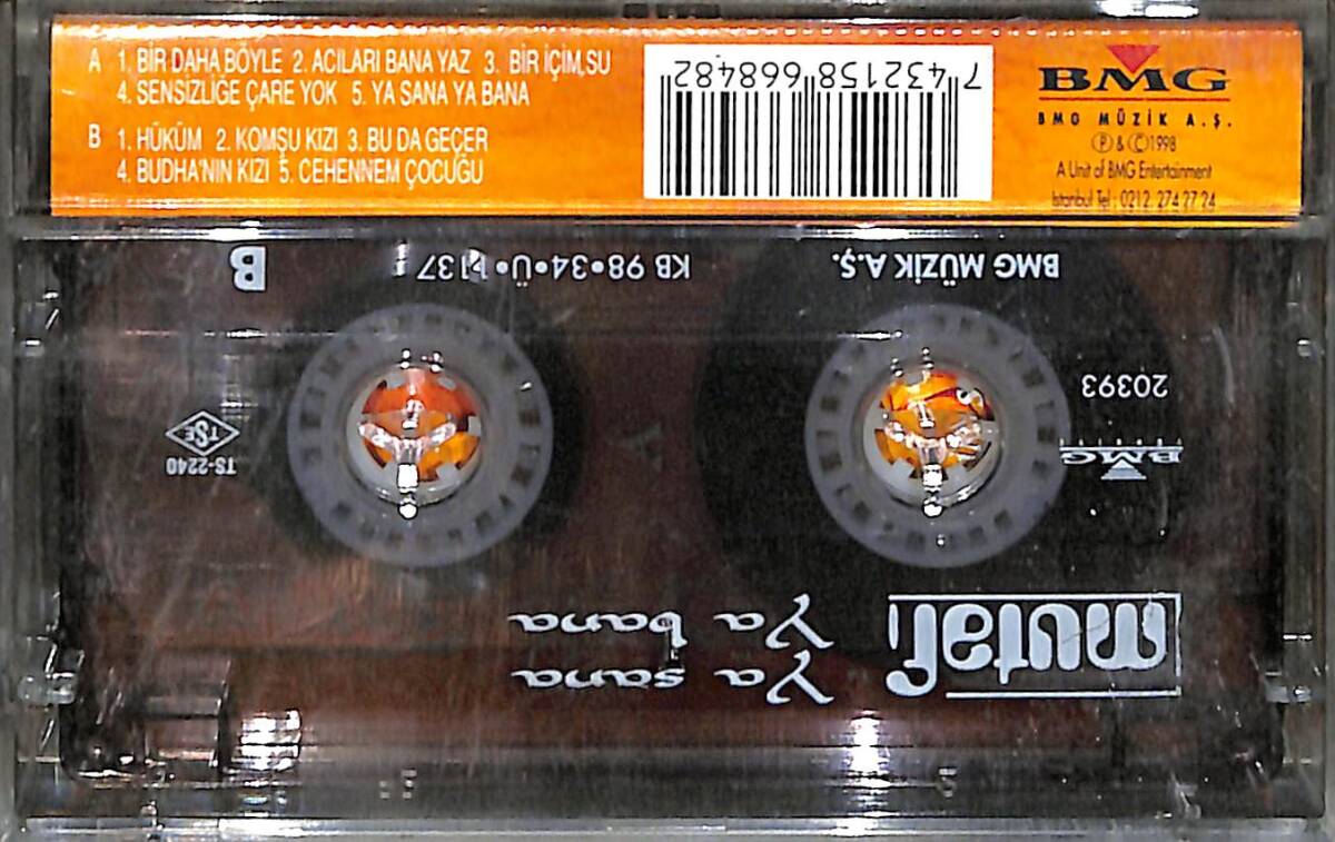 Mutaf - Ya Sana Ya Bana Kaset (İkinci El) KST28569 - 2