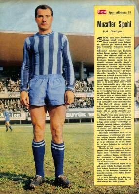 MUZAFFER SİPAHİ (ANKARA DEMİRSPOR) ESKİ POSTER HAYATSPOR ALBÜMÜ18 (25X33 CM) KRT17682 - 1