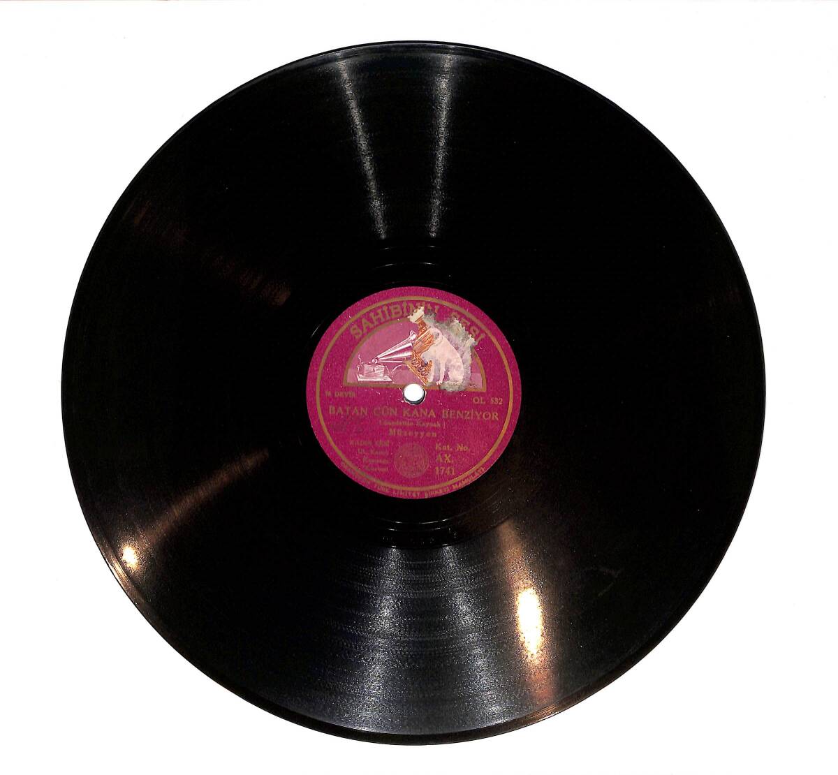 Müzeyyen Senar - Batan Gün Kana Benziyor / İşte Seni Seven Benim TAŞ PLAK (10/7.5) PLK23532 - 2