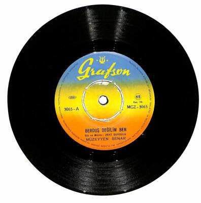 Müzeyyen Senar - Berduş Değilim Ben / Dereler Çağlar Oldu PLAK (10/8.5) PLK19584 - 1