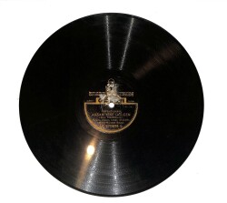 Münir Nurettin Selçuk - Akşam Yine Gölgen / Saçlarıma Ak Düştü TAŞ PLAK (10/7.5) PLK26047 - Gökçekoleksiyon