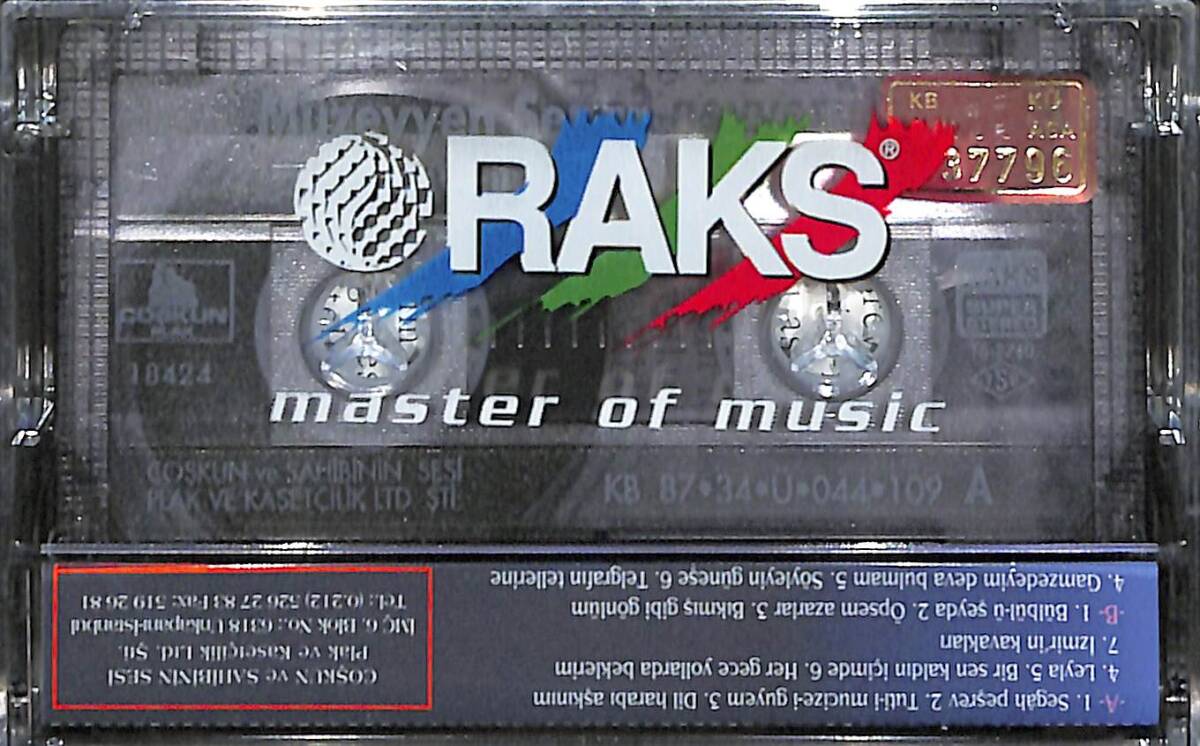 Müzeyyen Senar – Söyleyin Güneşe Orijinal Kaset (SIFIR) | Kırmızı Bandrol | Coşkun Plak | 1987 KST31189 - 2
