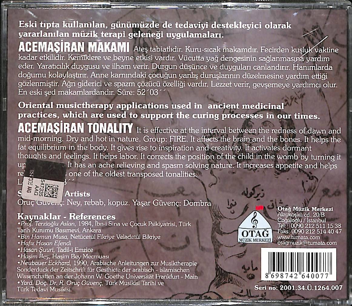 Müzikterapi Acemaşiran Makamı CD (İkinci El) CD4997 - 2