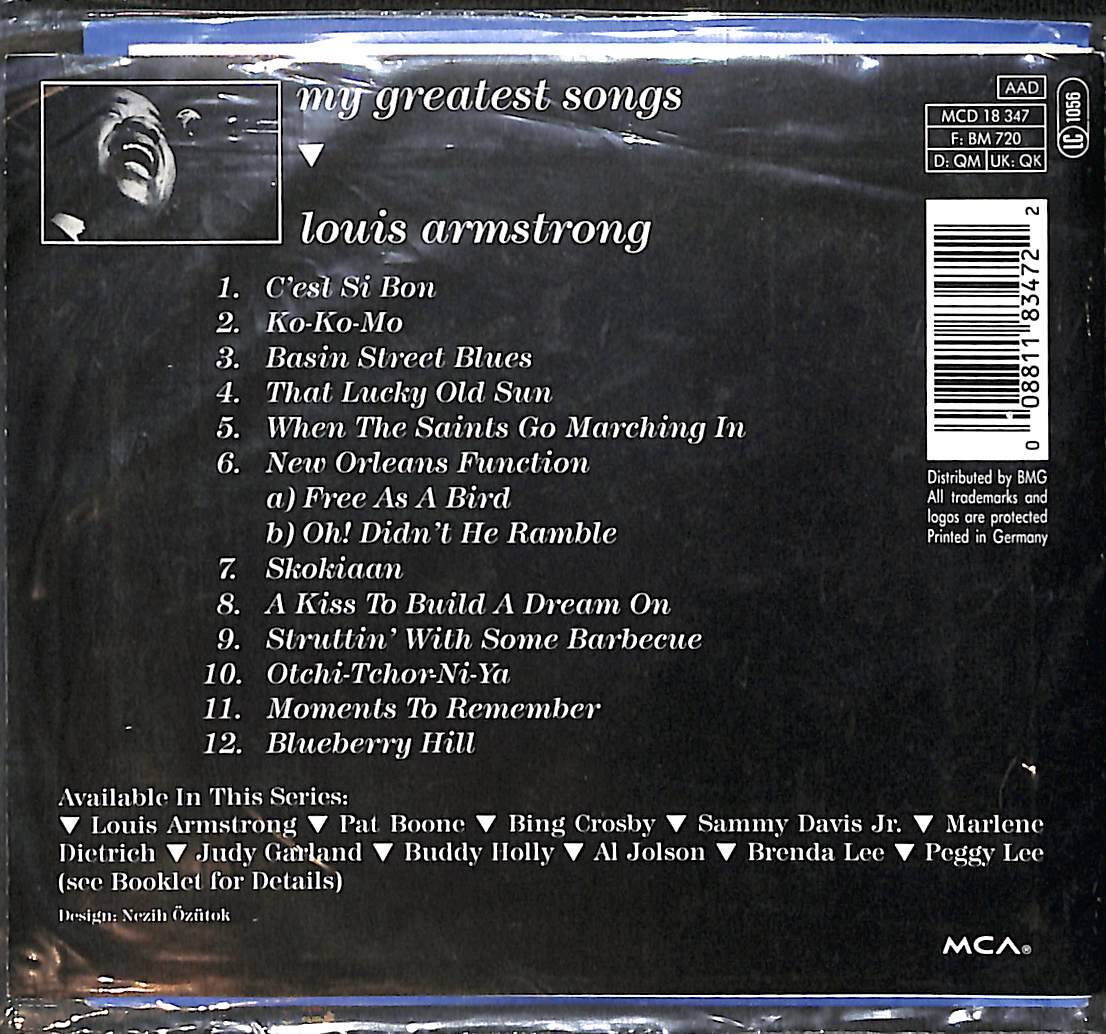 My Greatest Songs - Louis Armstrong CD (İkinci El) CD5746 - 2