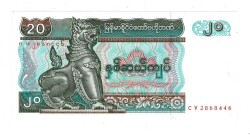 Myanmar 20 Kyats 1994 ÇİL YKP8297 - 1