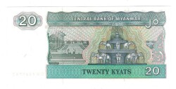 Mynmar 20 Kyat ÇİL 1994 YKP6404 - 2