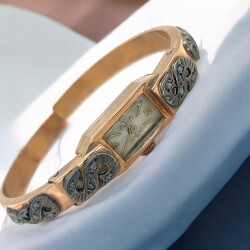 Nacar 18 Ayar Elmas Taşlı Bayan Kol Saati ELM268 #24.54 - 2