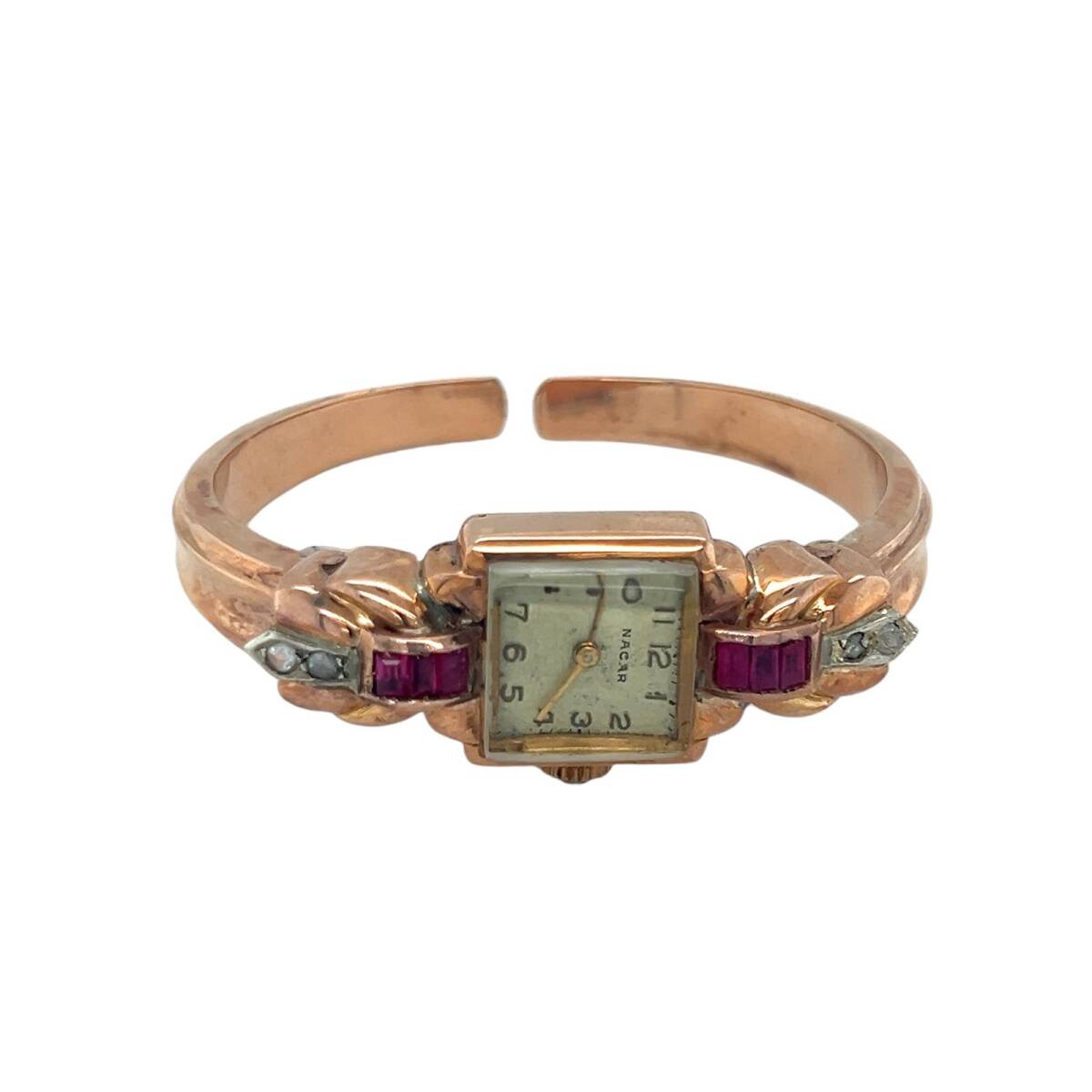 Nacar 18 Ayar Elmas ve Yakut Taşlı Bayan Kol Saati ELM271 #28.12 - 3