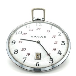 Nacar Orta Boy Kurmalı Cep Saati GRS125 - Gökçekoleksiyon