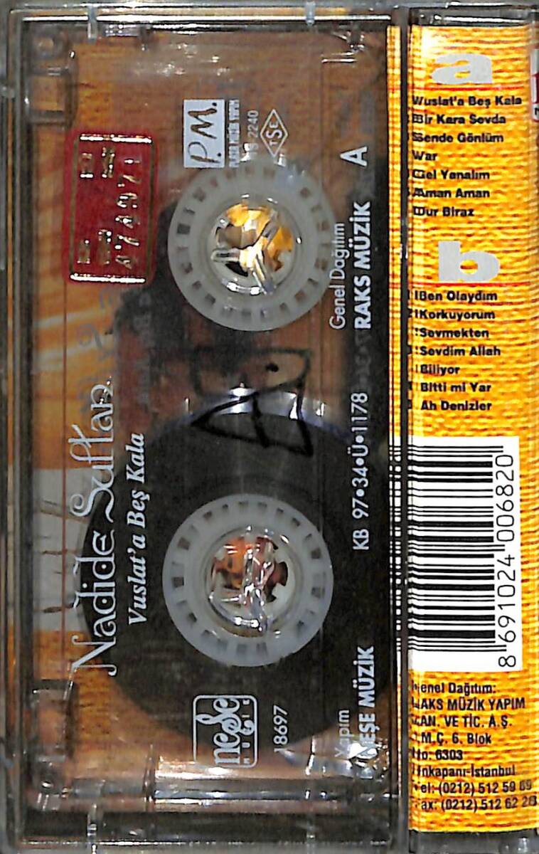 Nadide Sultan - Vuslat'a Beş Kala Kaset (İkinci El) KST26398 - 2