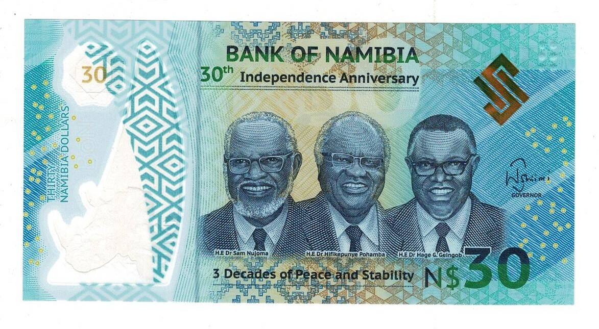 Namibya 30 Dolar 2020 Hatıra Para *Bağımsızlığın 30.Yılı* ÇİL YKP6484 - 1
