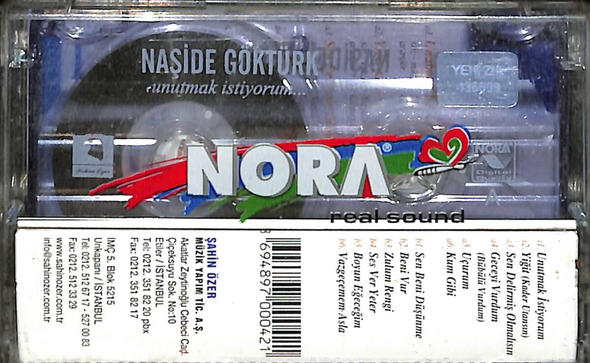 Naşide Göktürk - Unutmak İstiyorum Kaset (Sıfır Kaset) KST29516 - 2
