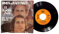 Simon And Garfunkel - El Condor Pasa / Why Don't You Write Me 1970 Almanya Basım PLAK (10/6.5) PLK24854 - Gökçekoleksiyon