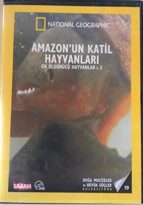 National Geographic - Amazonun Katil Hayvanları En Öldürücü Hayvanlar 3 - DVD Film (İkinci El) DVD615 - 1