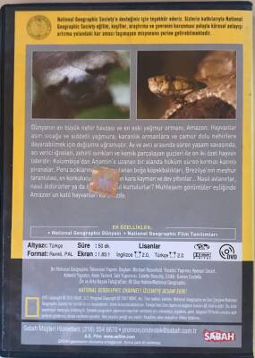 National Geographic - Amazonun Katil Hayvanları En Öldürücü Hayvanlar 3 - DVD Film (İkinci El) DVD615 - 2