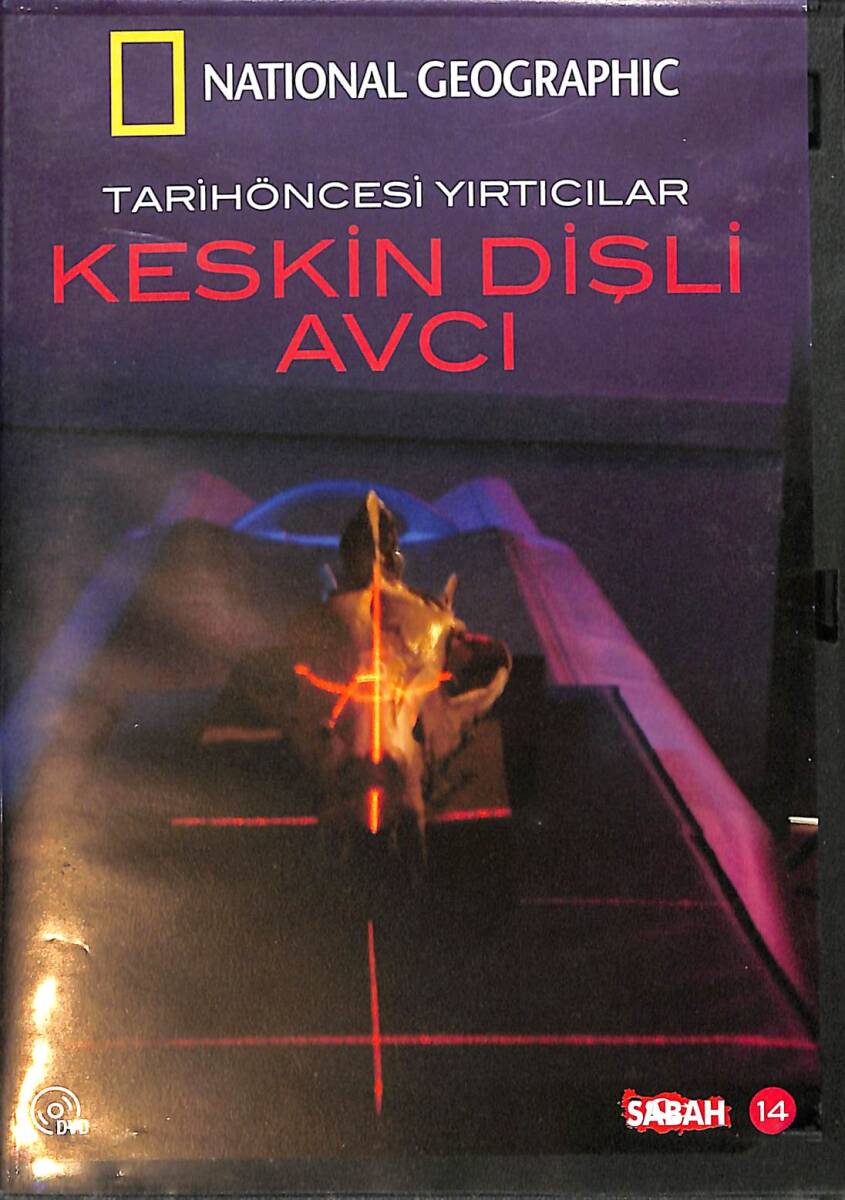National Geographic - Tarihöncesi Yırtıcılar / Keskin Dişli Avcı DVD Film (İkinci El) DVD2808 - 1
