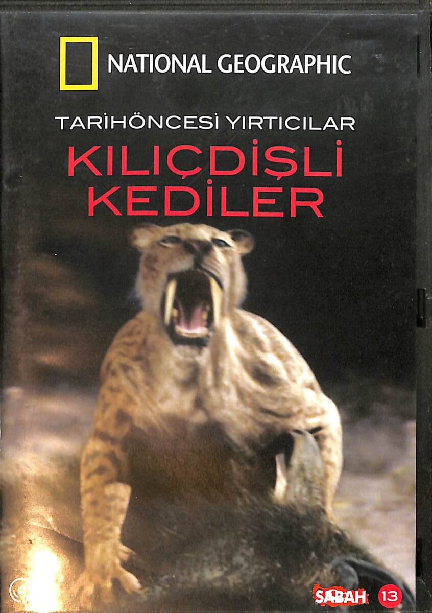 National Geographic - Tarihöncesi Yırtıcılar / Kılıçdişli Kediler DVD Film (İkinci El) DVD2804 - 1